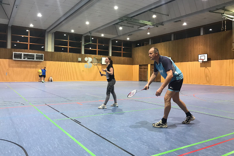 Badmintonspieler, Gerlachsheim, Turnier Bad Mergentheim